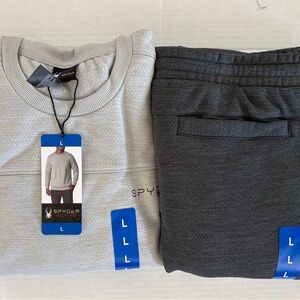 Spyder Men's Active Crewneck Shirt & Jogger